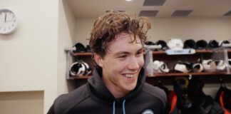 Maveric Lamoureux Injury: Mammoth D-Man Out 4-6 Months Utah Mammoth defenseman Maveric Lamoureux speaks to media in the Mammoth locker room
