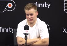 Michkov Weight Loss: 30 Pounds Lighter at Flyers Camp Matvei Michkov speaks in English at Philadelphia Flyers training camp media availability