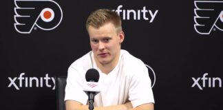 Michkov Weight Loss: 30 Pounds Lighter at Flyers Camp Matvei Michkov speaks in English at Philadelphia Flyers training camp media availability