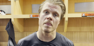 Mikael Granlund Named Ducks Captain, 10th in Team History Anaheim Ducks forward Mikael Granlund speaks at his locker stall during training camp after being named the 10th captain in franchise history