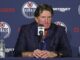 Babcock Contract: Oilers Gave Him Three Years Plus an Option Mike Babcock speaks at his introductory press conference as Edmonton Oilers head coach
