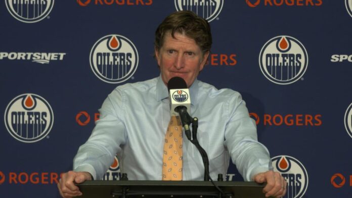 Mike Babcock Oilers postgame presser vs Canucks Mike Babcock speaks at the Oilers postgame press conference after a 6-5 overtime loss to the Canucks