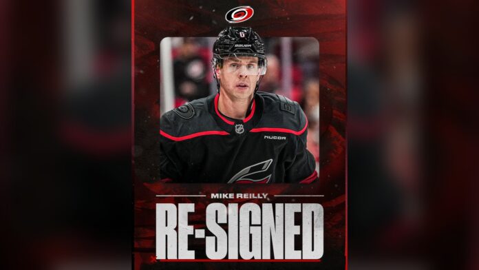 Mike Reilly Hurricanes signing 2026 Mike Reilly Carolina Hurricanes signing 2026 defenseman one-year contract