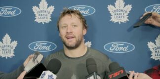 Morgan Rielly Trade Rumors: ‘I Just Love This Team’ Morgan Rielly speaks to reporters at Toronto Maple Leafs training camp
