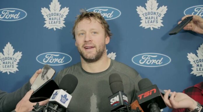 Morgan Rielly Trade Rumors: ‘I Just Love This Team’ Morgan Rielly speaks to reporters at Toronto Maple Leafs training camp