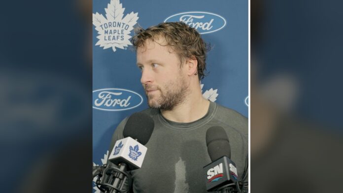Morgan Rielly trade rumors Maple Leafs Morgan Rielly speaks to the media at Toronto Maple Leafs training camp amid trade rumors