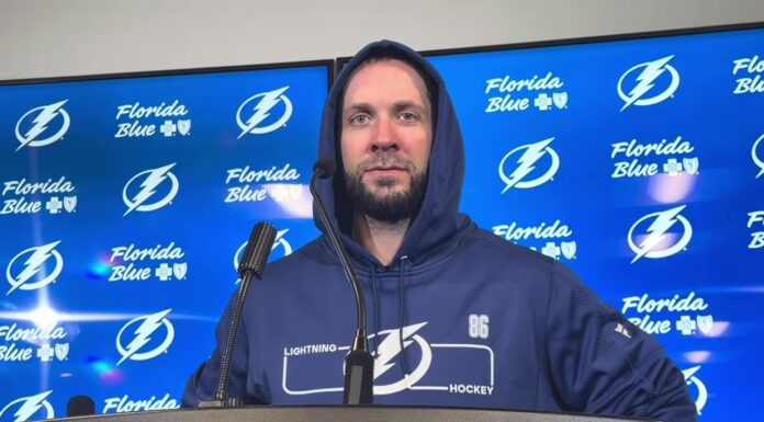 Kucherov Contract: The 8-Year Window Closed Without a Deal Tampa Bay Lightning forward Nikita Kucherov speaks at 2026-27 media day