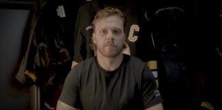 David Pastrnak Named Bruins Captain, 28th in Team History David Pastrnak stands in the Bruins locker room during the team video announcing him as the 28th captain in franchise history