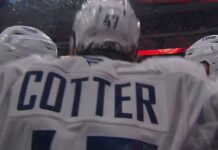 Paul Cotter OT Winner Beats Oilers Despite Bouchard Hat Trick Paul Cotter celebrates his overtime winner for the Vancouver Canucks against the Edmonton Oilers