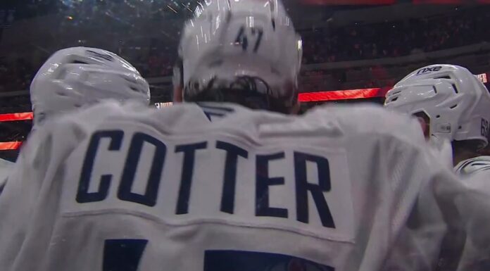Paul Cotter OT Winner Beats Oilers Despite Bouchard Hat Trick Paul Cotter celebrates his overtime winner for the Vancouver Canucks against the Edmonton Oilers