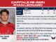 Ryan Leonard Extension: Carlsson Gets a Tap on the Shins Washington Capitals PR graphic announcing Ryan Leonard eight-year $84 million contract extension