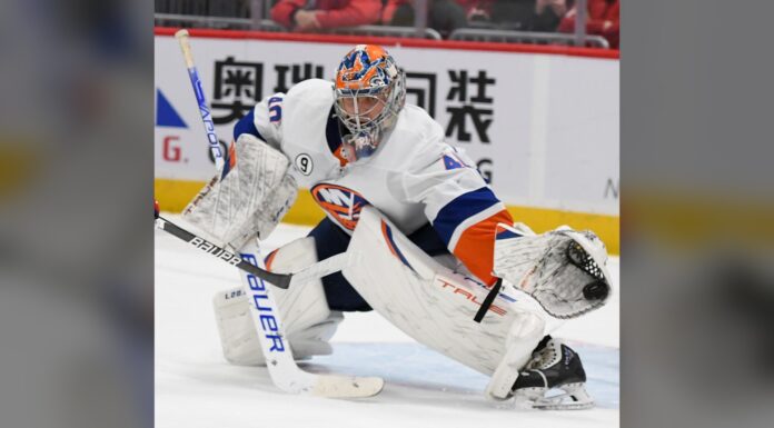 Varlamov Injury Update: Darche Calls It ‘Almost a Miracle’ Semyon Varlamov injury update as the New York Islanders goalie makes a glove save