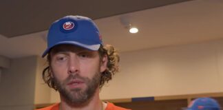 Semyon Varlamov Return: First NHL Game Since Nov. 2024 Semyon Varlamov speaks to reporters at New York Islanders training camp before his NHL return