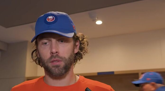 Semyon Varlamov Return: First NHL Game Since Nov. 2024 Semyon Varlamov speaks to reporters at New York Islanders training camp before his NHL return