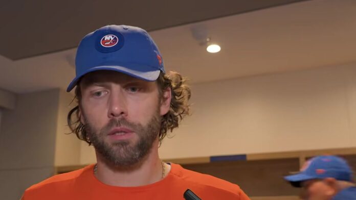 Semyon Varlamov Islanders return Semyon Varlamov speaks to reporters at New York Islanders training camp before his NHL return