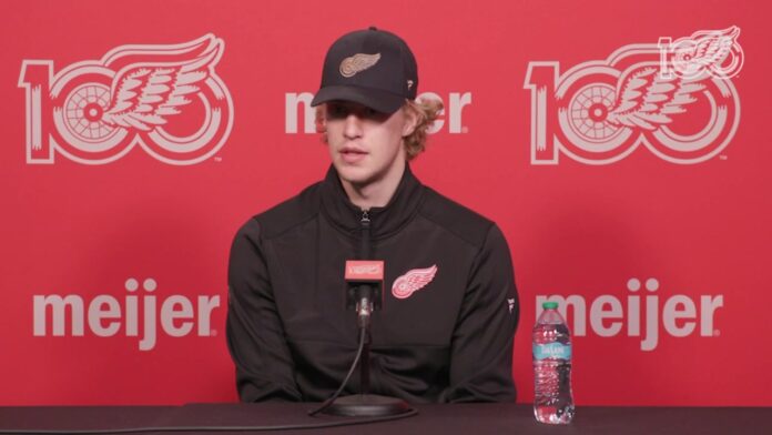 Simon Edvinsson contract offer sheet Red Wings Simon Edvinsson contract talks stalled as Red Wings defenseman confirms offer sheet interest