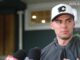 Nemec on Flames Move: ‘It’s Different, It’s Canada’ Simon Nemec speaks to reporters in a Calgary Flames hat ahead of 2026-27 training camp