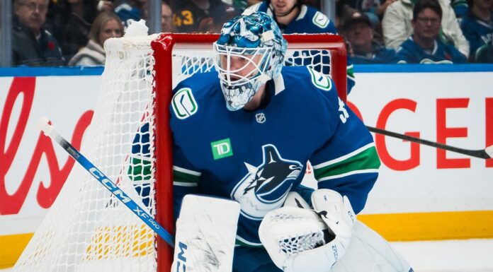 Thatcher Demko Injury Update: Canucks Eye Christmas Return Vancouver Canucks goalie Thatcher Demko in the net against the Winnipeg Jets at Rogers Arena