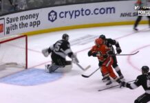 Tim Washe Extension: Ducks Commit Four Years to a 4th-Liner Tim Washe scores his first NHL goal for the Anaheim Ducks against Los Angeles Kings goaltender Darcy Kuemper