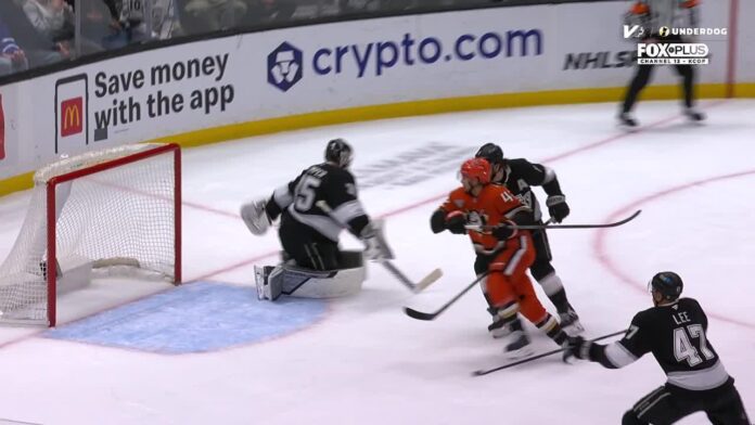 Tim Washe Ducks contract extension 2026 Tim Washe scores his first NHL goal for the Anaheim Ducks against Los Angeles Kings goaltender Darcy Kuemper