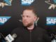 Warsofsky Extension: Sharks Keep NHL’s Youngest Head Coach San Jose Sharks head coach Ryan Warsofsky speaks to reporters at a team media availability