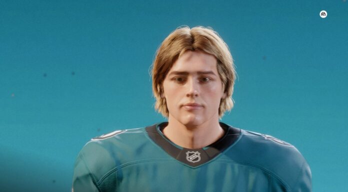Will Smith's NHL 27 face scan in a San Jose Sharks jersey after fans roasted the in-game model