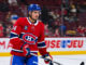 NHL Waivers: Red Wings Claim Englund, Predators Get Trudeau William Trudeau skates during a game, wearing a Montreal Canadiens jersey