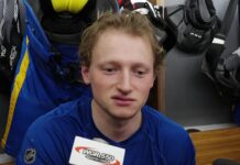 Zach Metsa Signing: Undrafted D-Man Earns a One-Way Deal Zach Metsa Buffalo Sabres defenseman speaks after his first NHL goal