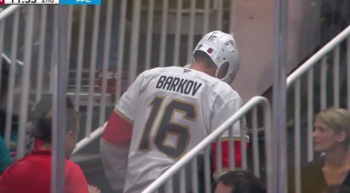 Aleksander Barkov Injury: Panthers Captain Leaves vs. Sharks Aleksander Barkov injury Panthers captain heads to dressing room vs Sharks