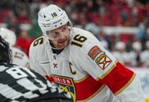 Barkov Injury Update: Panthers Captain Out 6-8 Weeks, No Surgery Florida Panthers captain Aleksander Barkov waits for a faceoff against the Carolina Hurricanes