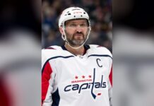 Alex Ovechkin Ice Time: Career-Low 12:46 in Capitals Opener Washington Capitals captain Alex Ovechkin waits for a faceoff in a white road jersey