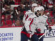 Alex Tuch Goals: Two in Capitals Debut vs. Hurricanes Alex Tuch No. 89 celebrates a goal in his Washington Capitals debut against the Carolina Hurricanes at Lenovo Center