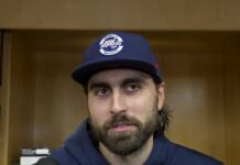 Alex Tuch Return vs. Sabres: ‘Big, Dumb Smile’ Awaits Alex Tuch Capitals forward speaking to reporters before facing Sabres