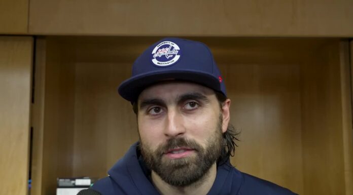 Alex Tuch Return vs. Sabres: ‘Big, Dumb Smile’ Awaits Alex Tuch Capitals forward speaking to reporters before facing Sabres