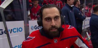 Alex Tuch on Ovechkin: ‘Having Some Beers’ and Winning Alex Tuch Capitals TNT pregame interview about Alex Ovechkin