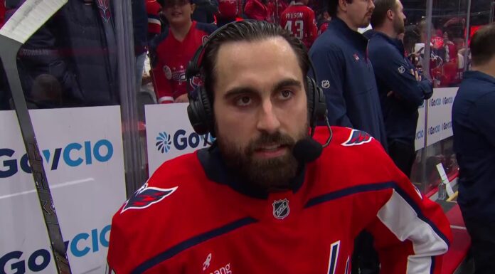 Alex Tuch on Ovechkin: ‘Having Some Beers’ and Winning Alex Tuch Capitals TNT pregame interview about Alex Ovechkin