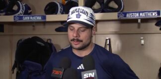 Auston Matthews on Marner Cup Run: ‘Happy for Him’ Auston Matthews speaking to reporters in the Maple Leafs dressing room about Mitch Marner