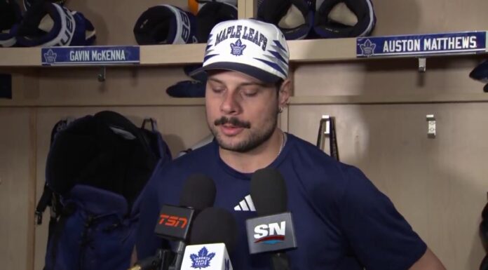 Auston Matthews on Marner Cup Run: ‘Happy for Him’ Auston Matthews speaking to reporters in the Maple Leafs dressing room about Mitch Marner