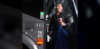 Brad Marchand Injury Return: Back Weeks Ahead of Schedule Brad Marchand steps off the Florida Panthers team bus before his season debut against the Anaheim Ducks