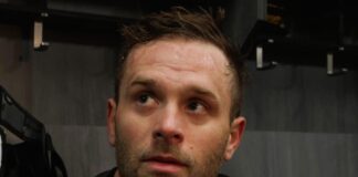 Bryan Rust Injury: Penguins Winger Exits Loss to Mammoth Penguins winger Bryan Rust speaking to media in the locker room