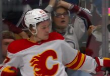 Connor Zary Waivers: Flames Place Former First-Rounder on Wire Calgary Flames forward Connor Zary celebrates a goal against the Colorado Avalanche