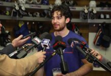 Devon Levi Rebounds for Oilers With Andersen in His Corner Oilers goalie Devon Levi speaks to reporters after win over Seattle Kraken at Rogers Place