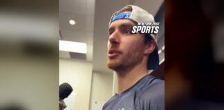 Dylan Garand Shutout: ‘Craziest Week of My Life’ Rangers goalie Dylan Garand speaks to reporters after his first NHL shutout against the Detroit Red Wings
