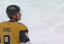 Eichel Penalty Shot: Golden Knights Rally From 3-0 Down Vegas Golden Knights center Jack Eichel during his penalty shot against the Maple Leafs