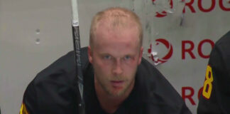 Elias Pettersson Hits: Eight in Each of Last Two Games Elias Pettersson on the Vancouver Canucks bench during a game against the Calgary Flames at Rogers Arena