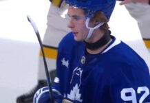 Gavin McKenna First NHL Goal: No. 1 Pick Scores vs. Predators Gavin McKenna Toronto Maple Leafs first NHL goal vs Nashville Predators