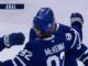 Gavin McKenna Goal Sinks Stenberg’s Sharks in 3-1 Leafs Win Gavin McKenna celebrates his power-play goal with Maple Leafs teammates against the Sharks