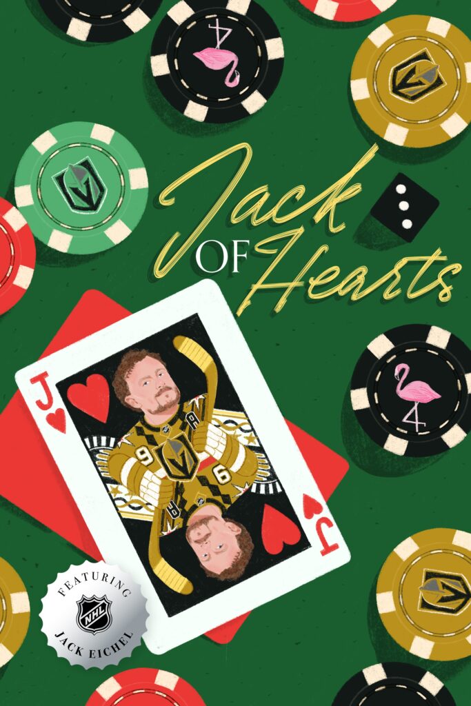 Hot for Hockey Jack of Hearts cover art featuring Golden Knights center Jack Eichel