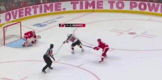 Jack Hughes Overtime Goal: Devils Beat Red Wings 5-4 Jack Hughes Devils overtime breakaway goal against Red Wings and John Gibson