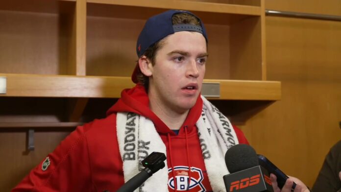 jacob-fowler-canadiens-shutout-blues-fr3 Jacob Fowler Canadiens goalie postgame media availability after 46-save shutout vs Blues